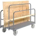 Global Industrial Panel, Sheet & Lumber Truck with Carpeted Deck, 1200 Lb. Capacity, 60L x 30W 241445C